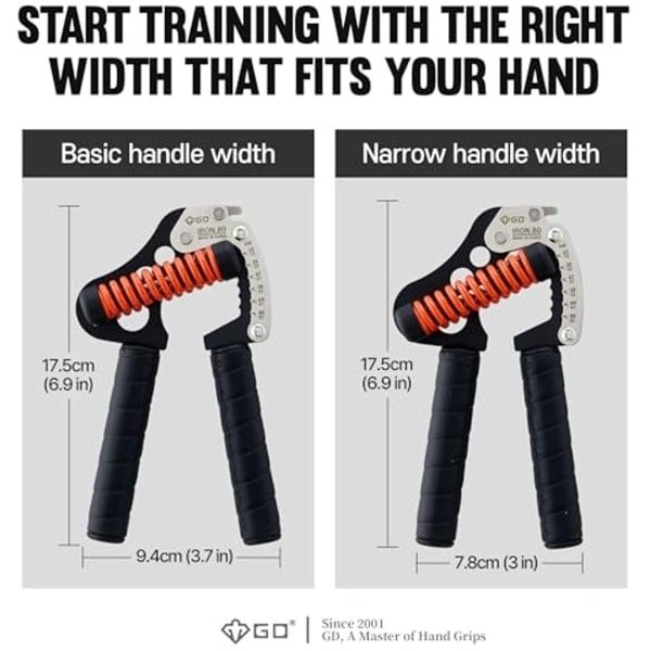 Verstelbare Grip Strengthener voor Krachttraining - Pols- en Onderarm Krachttrainer