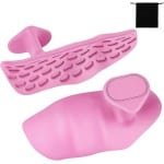 Verstelbare Gym Handvatten voor Gewichtheffen, Roze Grips voor Krachttraining en Fitness