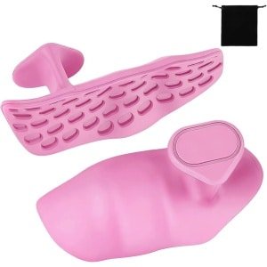 Verstelbare Gym Handvatten voor Gewichtheffen, Roze Grips voor Krachttraining en Fitness