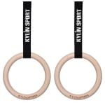 Verstelbare Gymnastiek Ringen van Hout - 28 mm - Perfect voor Krachttraining en Crossfit