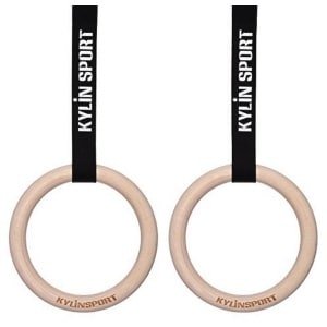 Verstelbare Gymnastiek Ringen van Hout - 28 mm - Perfect voor Krachttraining en Crossfit