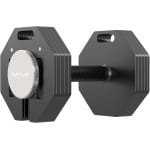 Verstelbare Halter - Fitness Gewicht - Krachttraining Thuis - Ruimtebesparend Design - Tot 28 kg - Zwart