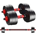 Verstelbare Halter Set 20 kg voor Krachttraining Thuis en Fitness