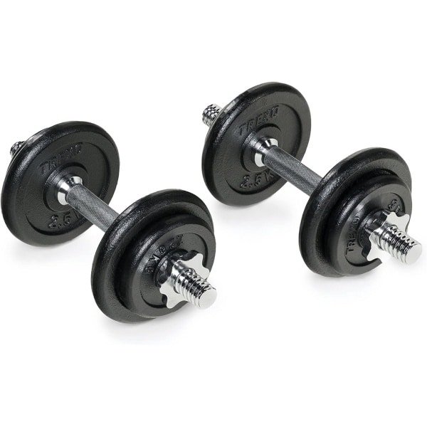 Verstelbare Halter Set met Koffer - Gietijzeren Gewichten voor Krachttraining Thuis