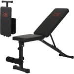 Verstelbare Halterbank voor Krachttraining Thuis, Opvouwbaar en Robuust