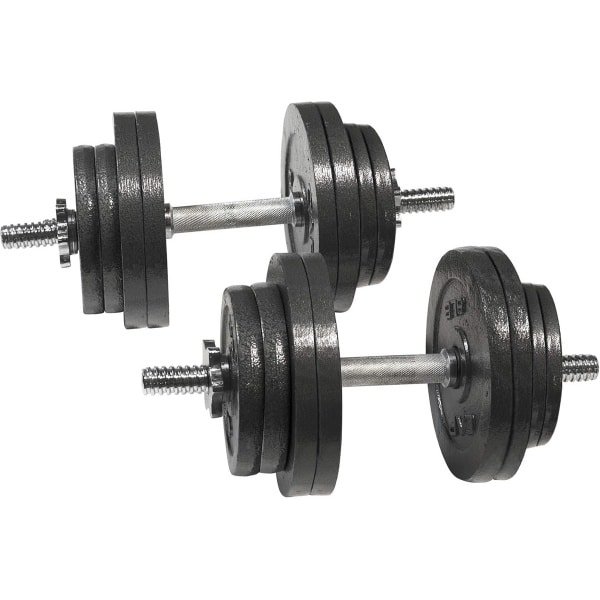 Verstelbare Halters (2x 13,6 kg) - Complete Set Fitness Gewichten voor Krachttraining