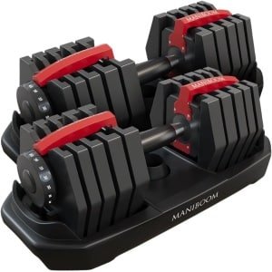 Verstelbare Halters Set 2-24 kg - Ruimtebesparende Dumbbell voor Krachttraining Thuis