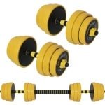 Verstelbare Halters Set 25 kg met Halterstang voor Krachttraining