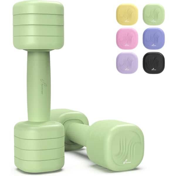 Verstelbare Halters Set van 2 voor Dames - 4-in-1 Fitness Gewichten (1 tot 2,5 kg) - Krachttraining Thuis