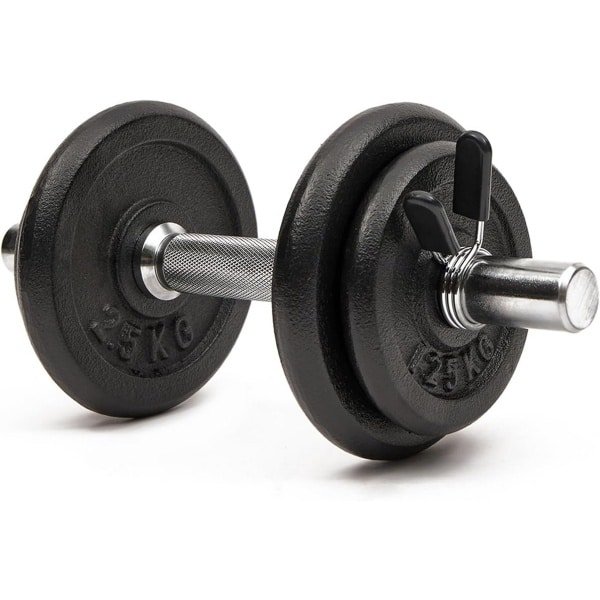 Verstelbare Halterset 10 KG - Krachttraining en Fitness Gewichten Thuis