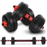 Verstelbare Halterset 10 kg Thuis Krachttraining met Verbindingsstang