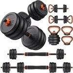 Verstelbare Halterset 13.6 kg 4-in-1 Fitness Gewicht voor Krachttraining