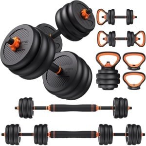 Verstelbare Halterset 13.6 kg 4-in-1 Fitness Gewicht voor Krachttraining