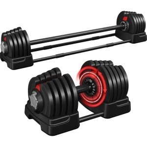 Verstelbare Halterset 2-in-1 (2 kg tot 41 kg) - Dumbbells voor Krachttraining