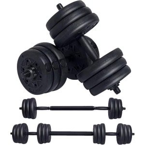 Verstelbare Halterset 20 kg met Verlengstang voor Krachttraining en Fitness