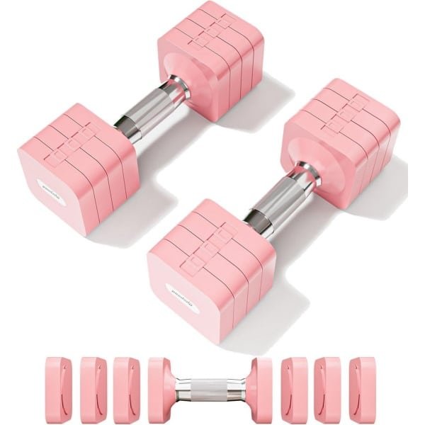 Verstelbare Halterset 4-in-1: Complete Krachttraining Set Gewichten (2kg t/m 5kg) voor Dames en Heren