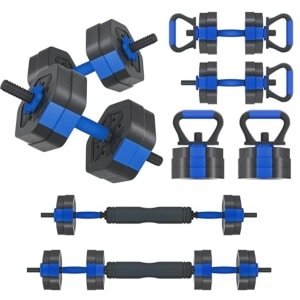 Verstelbare Haltersets met Vrije Gewichten voor Thuisgym - Ideaal voor Krachttraining