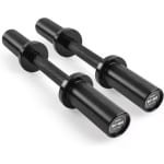 Verstelbare Halterstangen - Haltergrepen Krachttraining - Spieropbouw - E-coating Roestbestendig - 425 cm - Zwart