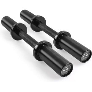 Verstelbare Halterstangen - Haltergrepen Krachttraining - Spieropbouw - E-coating Roestbestendig - 425 cm - Zwart