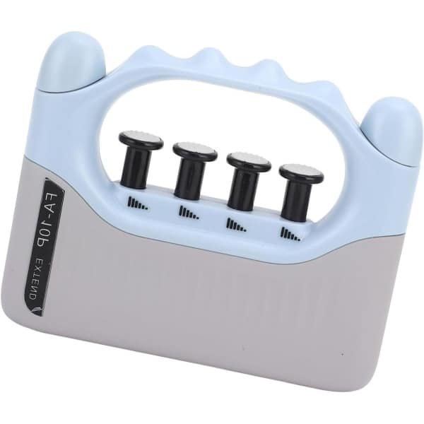 Verstelbare Handtrainer - Gripversterker Krachttrainer - Handkracht Verbeteren - Ergonomisch Design - 14 x 11 x 3 cm - Blauw