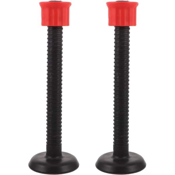 Verstelbare Kettlebell Handvatten - Halterstang Connector - Thuis Krachttraining - Universele Gewichtsschijf Adapter - 25.5 cm Lengte - Zwart