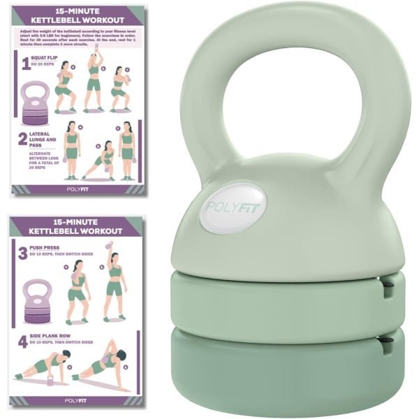 Verstelbare Kettlebell Set voor Krachttraining en Thuistraining