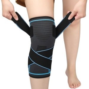 Verstelbare Kniebrace voor Sport en Pijnverlichting - Comfortabele Kniesteun voor Hardlopen, Krachttraining en Meer