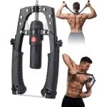 Verstelbare Krachttrainer Armen en Borst - Hydraulisch Fitnessapparaat voor Spieropbouw