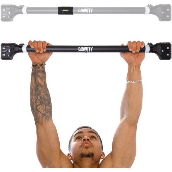 Verstelbare Optrekstang voor Deuropening - Gemakkelijke Installatie voor Krachttraining Thuis