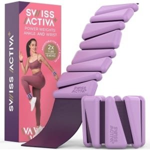Verstelbare Pols- en Enkelsgewichten Set van 2 - 1 lb voor Krachttraining en Cardio