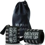 Verstelbare Polsband Ondersteuning Brace met Duimlus voor Krachttraining en Fitness (Grijs)
