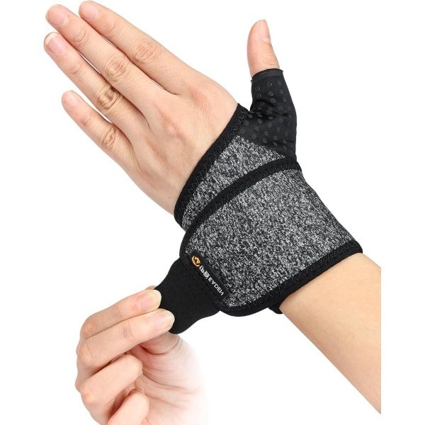 Verstelbare Polsbandage met Duimplug voor Krachttraining en Dagelijkse Stabiliteit