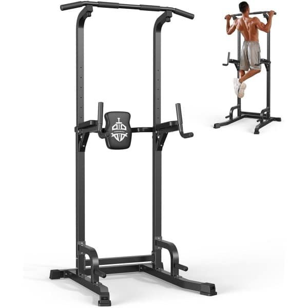 Verstelbare Power Tower Dip Station voor Krachttraining Thuis