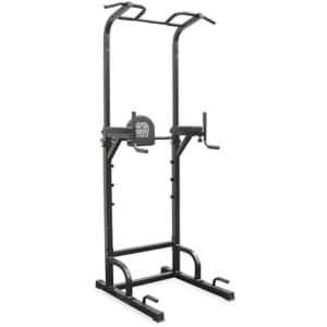 Verstelbare Power Tower en Dip Station - Multifunctionele Pull Up Rack en Dip Stand voor Krachttraining Thuis