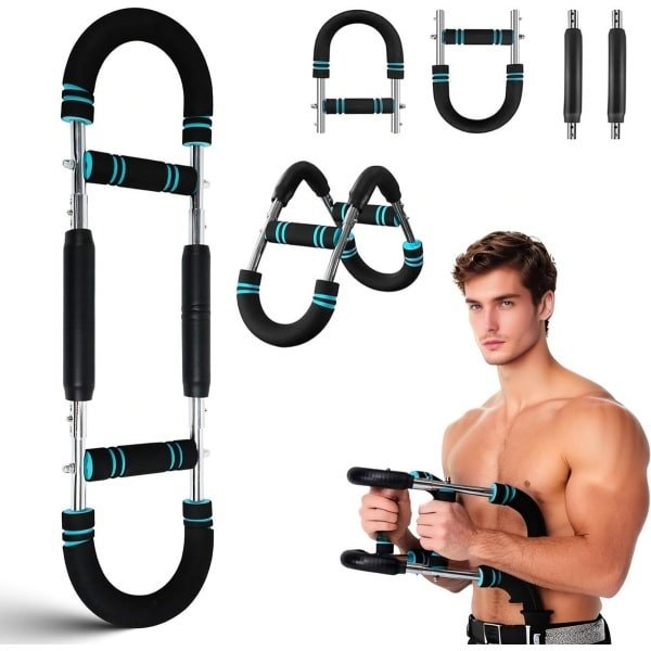 Verstelbare Power Twister Armtrainer Krachttraining 30-50 kg - Borst & Armspieren Trainen