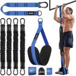 Verstelbare Pull Up Hulpbanden Set tot 250 LBS - Weerstandsbanden voor Krachttraining en Chin-ups