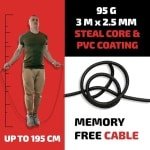Verstelbare Speed Jump Rope voor Fitness, Cardio, en Sporttraining - Geschikt voor Gewichtheffen, Boksen en Thuiswerkouts