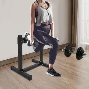 Verstelbare Split Squat Standaard voor Bulgarian Split Squat en Lunges - Krachttraining Benen