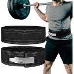 Verstelbare Sportriem van Echt Leer voor Krachttraining en Deadlifts