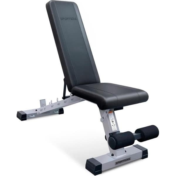 Verstelbare Trainingsbank Zwaar Belastbaar voor Krachttraining en Fitness - Stevige Thuisfitness Bank