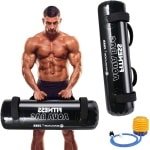 Verstelbare Watergewicht Trainingszak van 25 kg, Alternatieve Aqua Bag met Voetpomp, Ideaal voor Thuis Krachttraining en Powerlifting Oefeningen