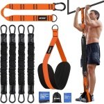 Verstelbare Weerstandsbanden Set voor Pull-Ups en Krachttraining (Tot 113 kg Hulp)