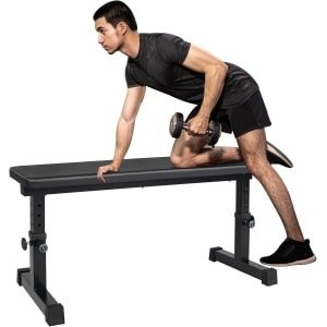 Verstelbare en Platte Trainingsbank voor Krachttraining en Fitness