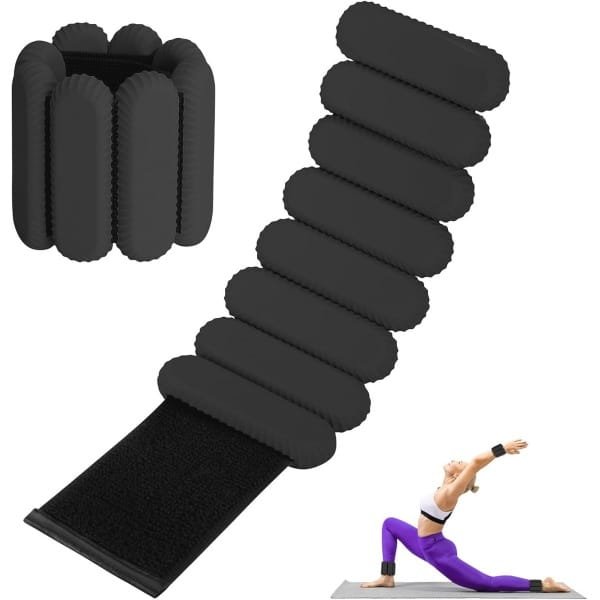 Verstelbare enkelgewichten voor krachttraining en yoga - ideaal voor vrouwen en mannen