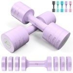 Verstelbare halters handgewichten set 0,9-2,2 kg elk/1,8-4,5 kg paar voor krachttraining en workouts thuis
