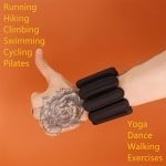 Verstelbare pols- en enkelgewicht-set van 2 (0,5 kg) voor yoga, dans, pilates en cardio