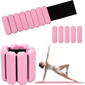 Verstelbare siliconen enkel- en polsgewichten set voor krachttraining en fitness
