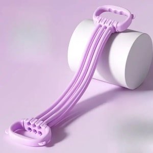 Verstelbare weerstandsband met meerdere ringen, perfect voor yoga, pilates, krachttraining en gymnastiekdans