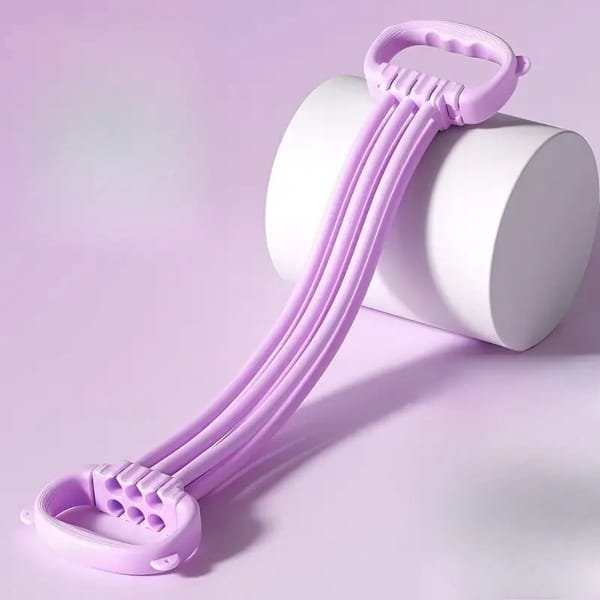 Verstelbare weerstandsband met meerdere ringen, perfect voor yoga, pilates, krachttraining en gymnastiekdans