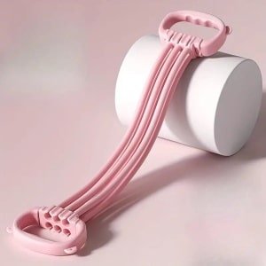 Verstelbare weerstandsband met meerdere ringen, perfect voor yoga, pilates, krachttraining en gymnastiekdans